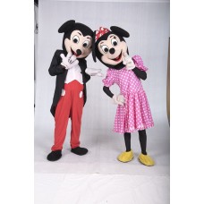 Mickey Love Minnie Mascot